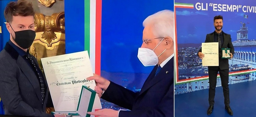 Il 'parrucchiere solidale' da Rovereto al Quirinale, Christian Plotegher riceve da Mattarella il titolo di Cavaliere